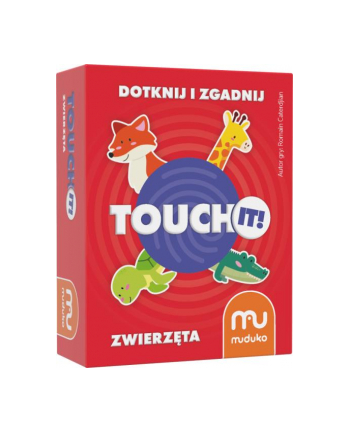 Touch it! Dotknij i zgadnij. Zwierzęta gra karciana Muduko