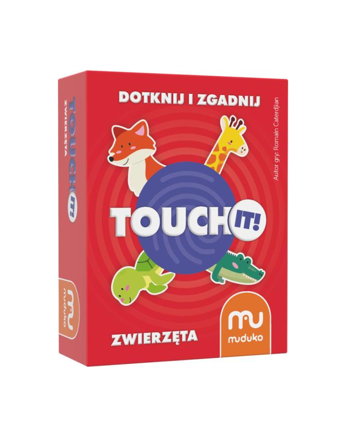 Touch it! Dotknij i zgadnij. Zwierzęta gra karciana Muduko główny