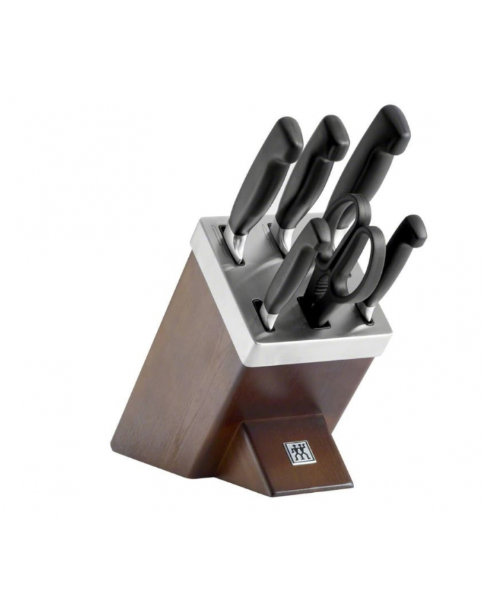 zwilling Four Star Zestaw 5 noży w bloku Brąz główny