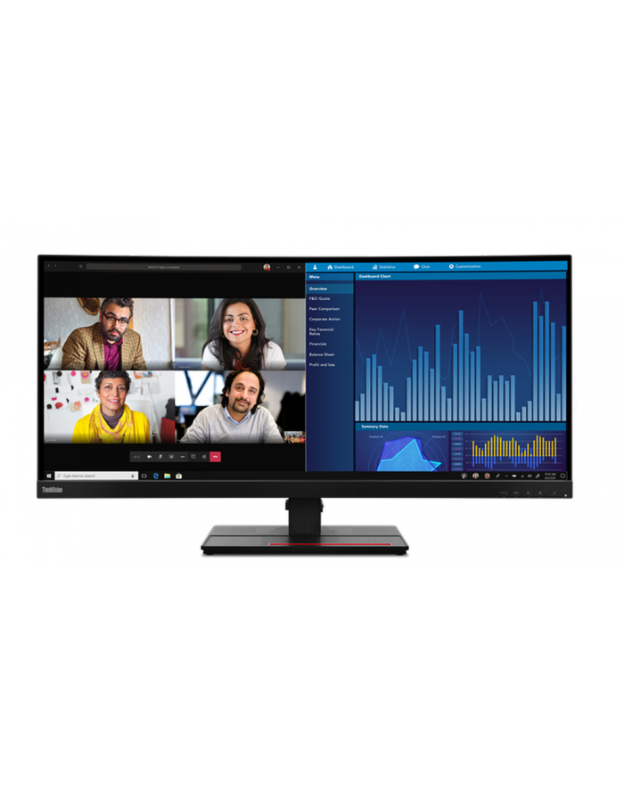 LENOVO ThinkVision P34w-20 34.14inch WQHD Ultra-Wide Curved Monitor HDMI Topseller główny