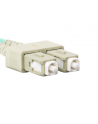 lanberg Patchcord światłowodowy mm lc/upc-sc/upc duplex 3.0mm om3 50/125 0.5m aqua - nr 5