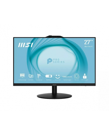 MSI PRO AP272P 14M-496(wersja europejska) Intel Core i5-14400 27inch FHD 2x8GB 512GB M.2 PCIe UMA 802.11 AX + BT 5.3 W11P Black
