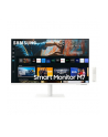 samsung Monitor 27 cali LS27CM703UUXD VA 3840x2160 UHD 16:9 1xHDMI 2x USB 2.0 1xUSB-C (65W) WiFi/BT 4ms(GTG) głośniki płaski biały SMART 2 lata d2d - nr 10