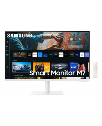 samsung Monitor 27 cali LS27CM703UUXD VA 3840x2160 UHD 16:9 1xHDMI 2x USB 2.0 1xUSB-C (65W) WiFi/BT 4ms(GTG) głośniki płaski biały SMART 2 lata d2d