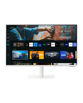 samsung Monitor 27 cali LS27CM703UUXD VA 3840x2160 UHD 16:9 1xHDMI 2x USB 2.0 1xUSB-C (65W) WiFi/BT 4ms(GTG) głośniki płaski biały SMART 2 lata d2d