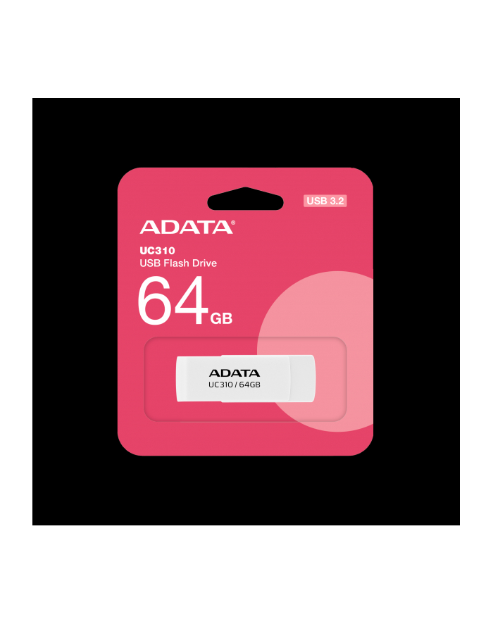 adata Pendrive UC310 64GB USB3.2 biały główny