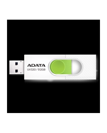 adata Pendrive UV320 512GB USB3.2 biało-zielony nr 2