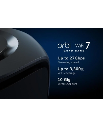 netgear Satelita RBE970B System WiFi 7 Orbi Satellite Kolor: CZARNY nr 2