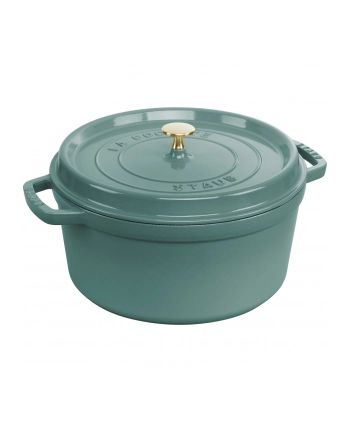no name Garnek żeliwny okrągły Staub - 67 ltr, Eukaliptusowy nr 2