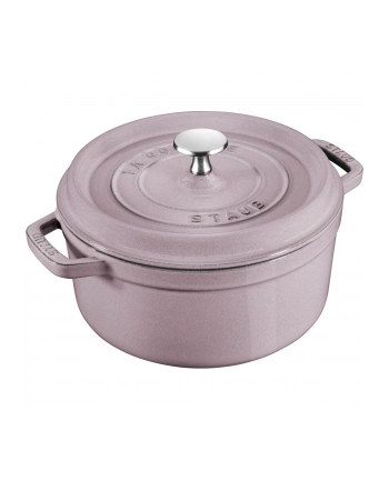 no name Garnek żeliwny okrągły Staub - 22 ltr, Kwiat Wiśni nr 1