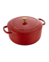 no name Garnek żeliwny okrągły Ballarini Bellamonte - 4 ltr, Czerwony - nr 1