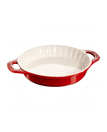 no name Okrągły półmisek ceramiczny do ciast Staub - 12 ltr, Czerwony