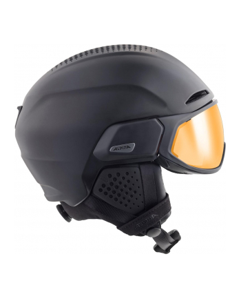 Kask zimowy ALPINA ALTO Q-Lite Kolor: CZARNY matt (gold mirror) 59-63