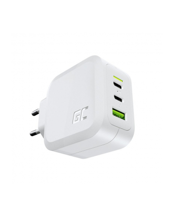 GREEN CELL ŁADOWARKA MULTI USB GAN GC POWERGAN 65W PD 30 QC 30 2XUSB-C 1XUSB-A BIAŁA nr 1