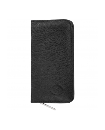 no name Zestaw do manicure Zwilling Twinox – czarne, skórzane etui, 5 elementów - Czarny