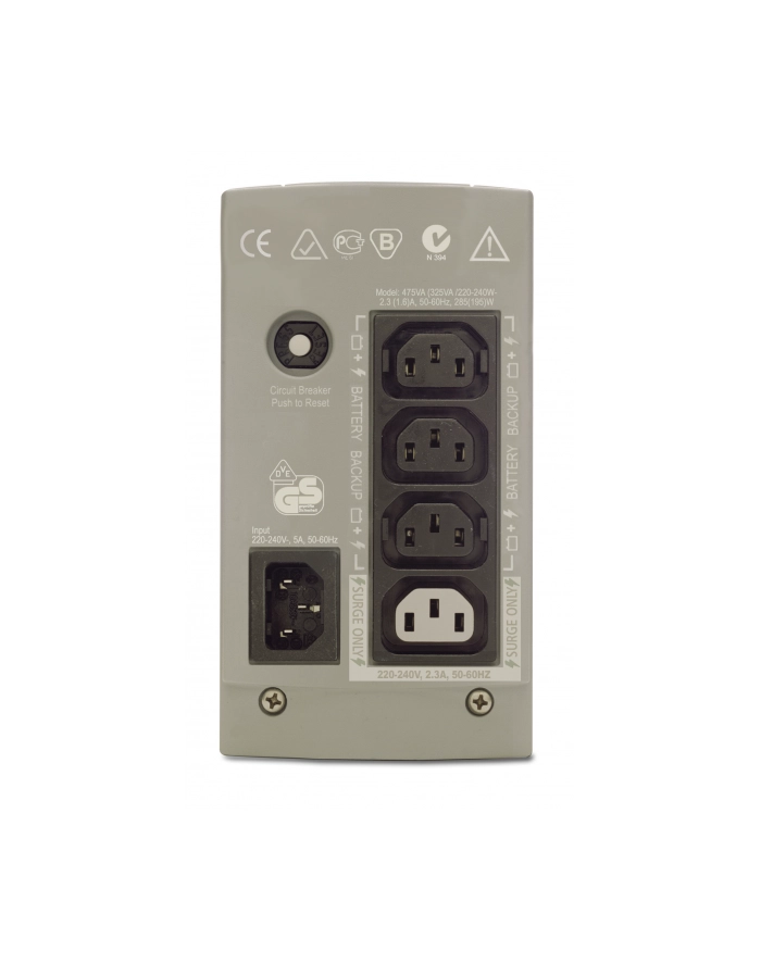 APC BACK-UPS CS 325VA 230V W/O SW główny
