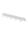Organizer kabli Lanberg AK-1701-S 19'' 1U z 5 metalowymi uchwytami typ B szary - nr 1