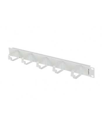 Organizer kabli Lanberg AK-1701-S 19'' 1U z 5 metalowymi uchwytami typ B szary nr 1
