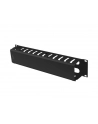 Organizer kabli Lanberg AK-1705-B 19'' 1U z zaślepką typ A czarny - nr 1