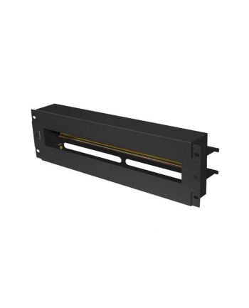 Panel dystrybucji napięć Lanberg 19'' 3U z szyną DIN TS-35 czarny nr 1