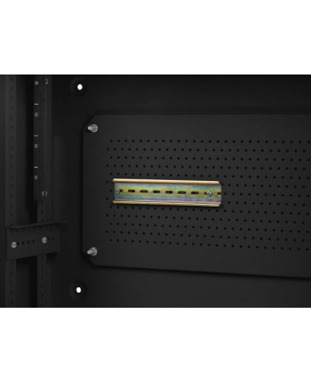 Szafa instalacyjna Lanberg rack wisząca 19'' 4U+3U 540x200 niskoprofilowa czarna (złożona) nr 1