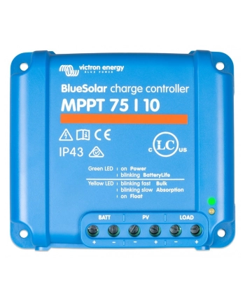 Regulator ładowania Victron Energy BlueSolar MPPT 75/10 (SCC010010050R) nr 1