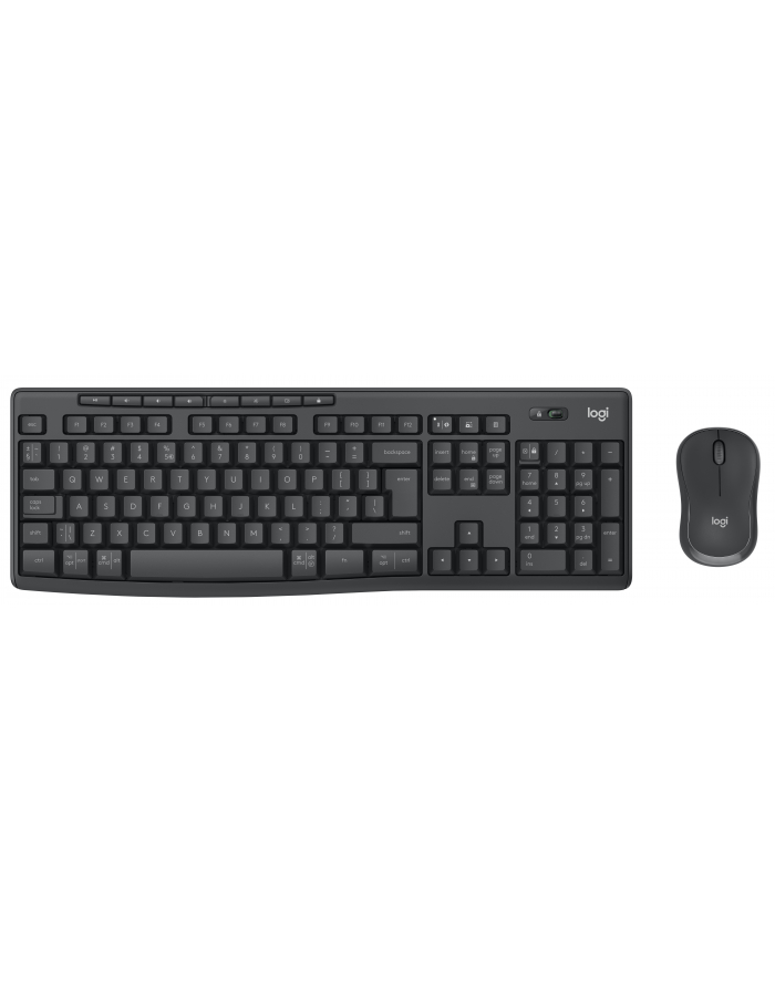 Zestaw bezprzewodowy klawiatura + mysz Logitech MK370 Combo for Business grafitowy główny