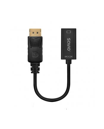 Kabel adapter SAVIO AK-62 DisplayPort (M) v1.2 - HDMI A (F) v1.4, 4K