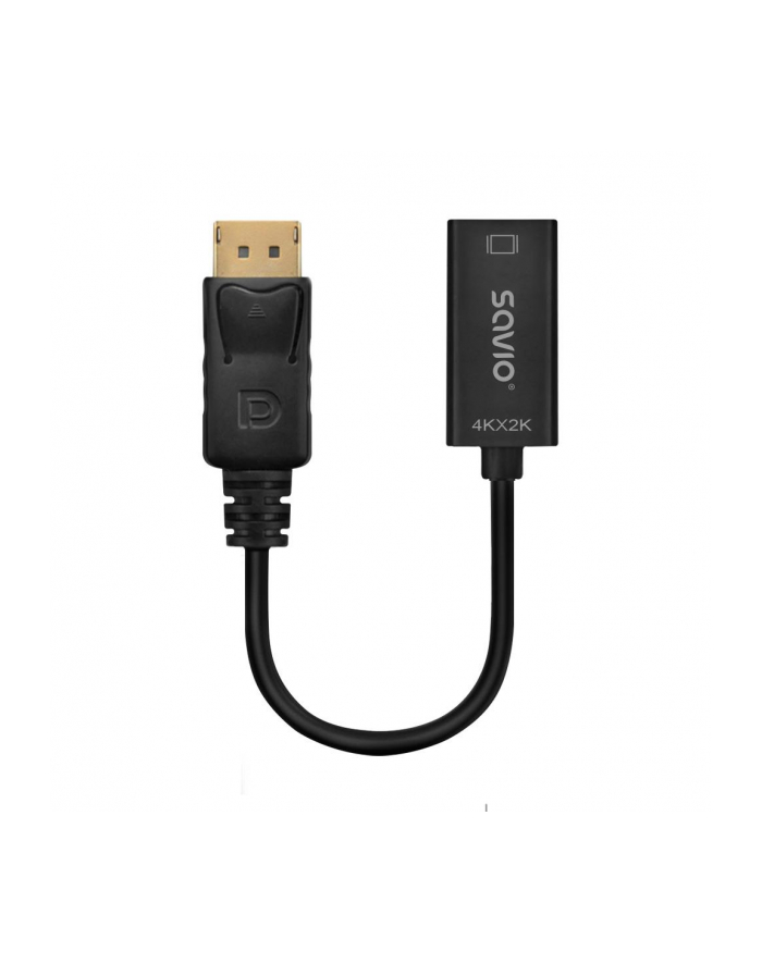 Kabel adapter SAVIO AK-62 DisplayPort (M) v1.2 - HDMI A (F) v1.4, 4K główny