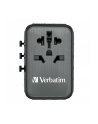 Adapter podróżny Verbatim UTA-05 GaN III globalny-globalny 2xUSB 2xUSB-C PD QC 4+ - nr 18