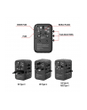 Adapter podróżny Verbatim UTA-05 GaN III globalny-globalny 2xUSB 2xUSB-C PD QC 4+ - nr 39