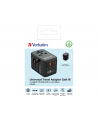 Adapter podróżny Verbatim UTA-05 GaN III globalny-globalny 2xUSB 2xUSB-C PD QC 4+ - nr 4