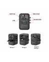 Adapter podróżny Verbatim UTA-05 GaN III globalny-globalny 2xUSB 2xUSB-C PD QC 4+ - nr 6