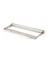 Patch panel pusty Lanberg PPKS-0924-S 24 port 1U 19'' do modułów keystone szary - nr 4