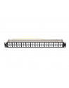 Patch panel pusty Lanberg PPKS-1248-B 24 port 1U 19'' do modułów keystone czarny - nr 2