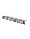 Patch panel pusty Lanberg PPKS-1248-B 24 port 1U 19'' do modułów keystone czarny - nr 5