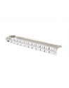 Patch panel pusty Lanberg PPKS-1248-S 24 port 1U 19'' do modułów keystone szary - nr 1