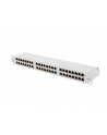 Patch panel Lanberg PPS6-1048-S 48 port 1U 19'' kat.6 FTP ekranowany szary - nr 6