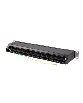 Patch panel Lanberg PPSA-1048-B 48 port 1U 19'' kat.6A FTP ekranowany czarny nr 2
