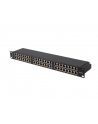Patch panel Lanberg PPSA-1048-B 48 port 1U 19'' kat.6A FTP ekranowany czarny - nr 6
