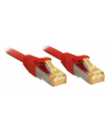 Patchcord LINDY CAT 7 S/FTP LSZH 1m Czerwony - nr 2