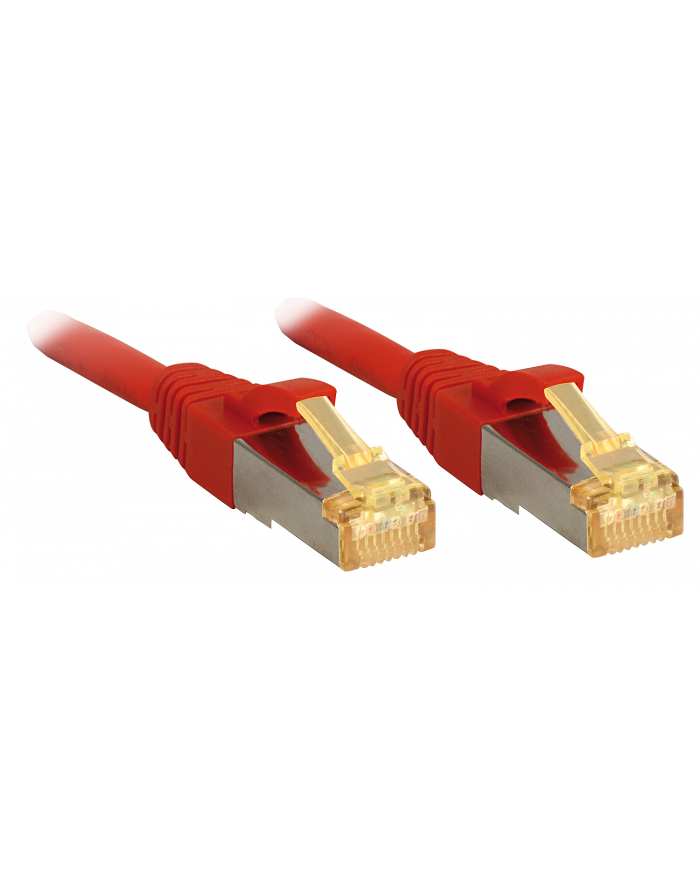 Patchcord LINDY CAT 7 S/FTP LSZH 2m Czerwony główny