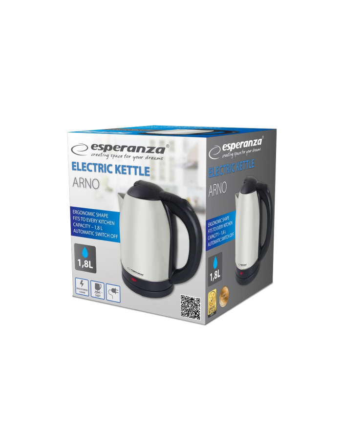 ESPERANZA CZAJNIK ELEKTRYCZNY ARNO 18L SREBRNY MATOWY EKK135X główny