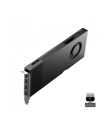 pny technologies Karta graficzna PNY NVIDIA RTX 4000 Ada Generation, 20 GB GDDR6 160-bit,  PCIe 40 x16, Single Slot, 4x Mini DP 14a, ATX - ATX bracket, 1x 16-pin power supply cable, retial