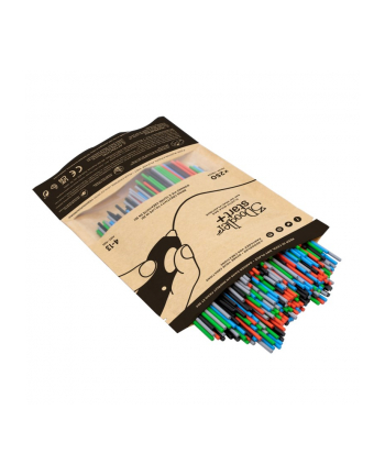 3DOODLER START FILAMENT ECO 25MM, 250 SZTUK, 5 KOLORÓW (NIE/CZE/ZIE/SZA/CZAR), PRIMARY POW, 3DS-ECO-MIX2-250