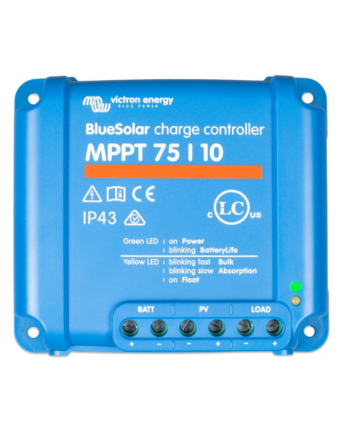 Regulator ładowania Victron Energy BlueSolar MPPT 75/10 (SCC010010050R) główny