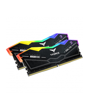 Team Group DDR5 32GB - 5200 - CL - 40 - Dual-Kit - DIMM -FF3D532G5200HC40CDC01, Delta RGB, XMP, Kolor: CZARNY