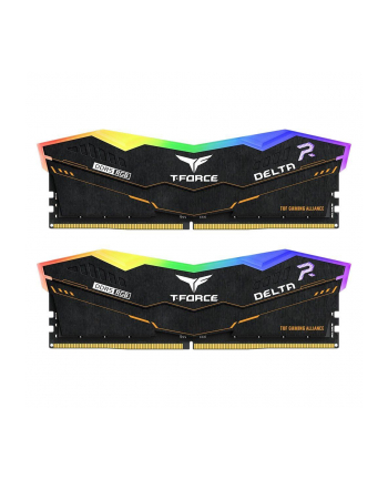 Team Group DDR5 32GB - 6000 - CL - 38 - Dual-Kit - DIMM - FF5D532G6000HC38ADC01, Delta TUF RGB, XMP, Kolor: CZARNY