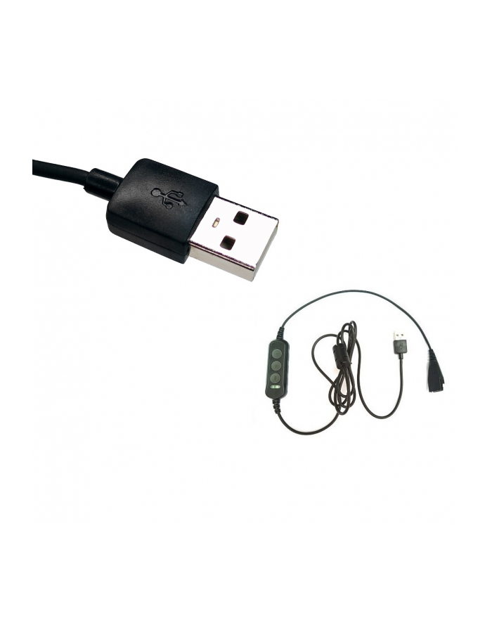 GEQUDIO  KABEL USB KOMPATYBILNY Z PC I AKCESORIAMI MAC DO KABLA USB  ZE STEROWANIEM AUDIO  () główny