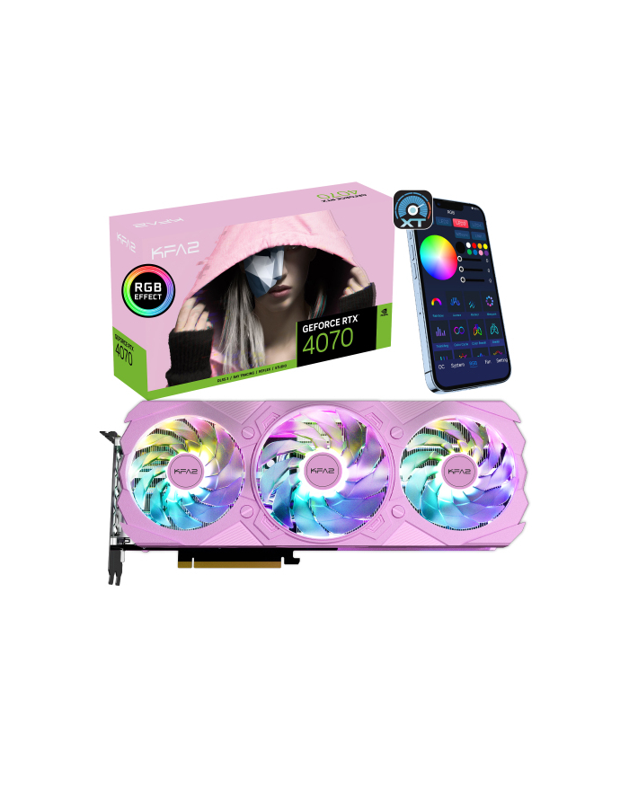 Kfa2 Rtx4070 Ex Gamer Pink 12Gb Gddr6X Hdmi 3Xdp (47NOM7MD7LKK) główny